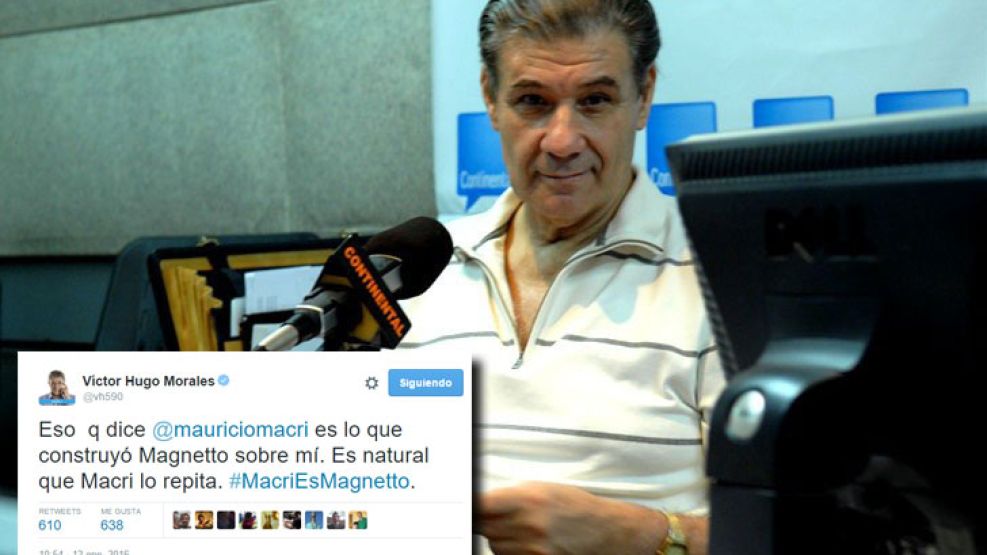 El uruguayo escribía en Twitter mientras Macri daba su conferencia de prensa.