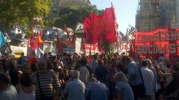 Diferentes organizaciones se congregaron en Plaza de Mayo para reclamar por la liberación de la dirigente Milagro Sala.