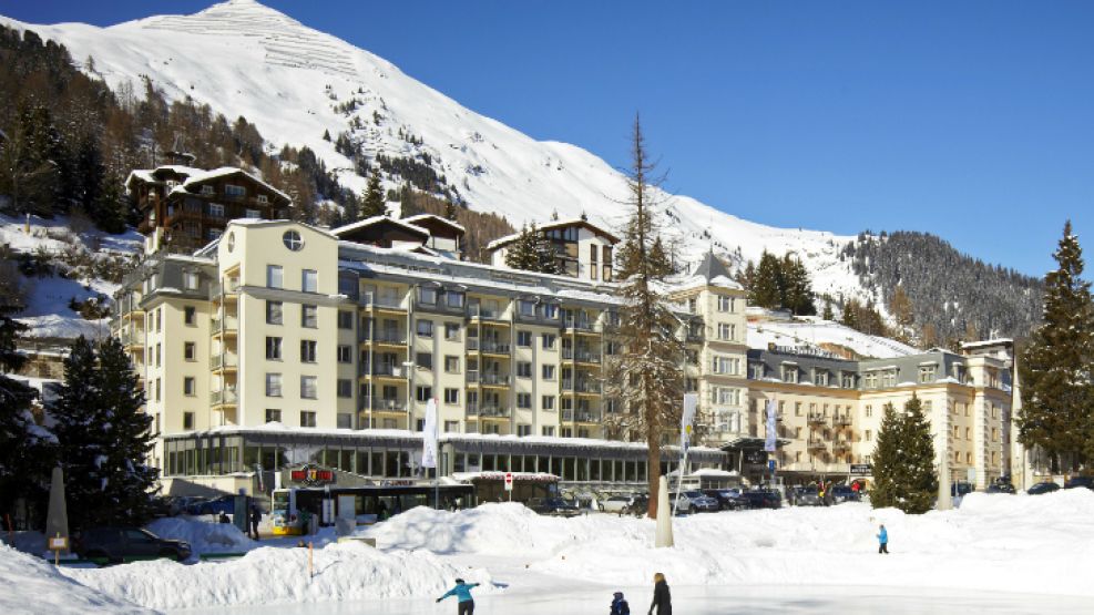 Hotel Seehof. Aquí se hospedará Macri en Suiza.
