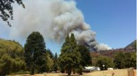 Incendio en el Parque Nacional Los Alerces.