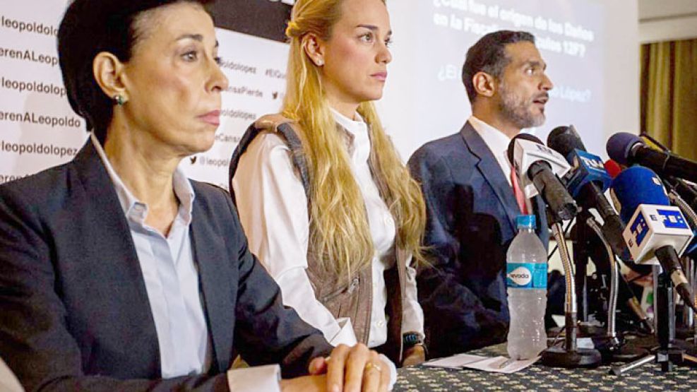 Vocera. Lilian Tintori, esposa del opositor preso Leopoldo López.