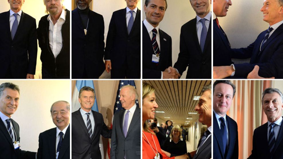 Macri mantuvo reuniones con los principales jefes de Estado. 