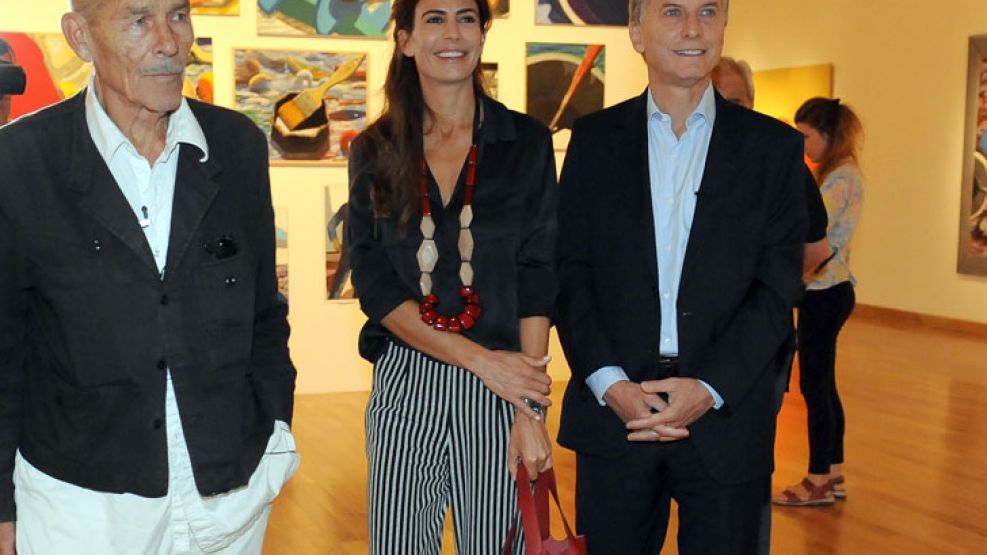 Macri y Awada visitaron el Bellas Artes.