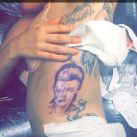 Lay Gaga tatuaje David Bowie 3