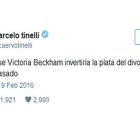 Los tuits de Tinelli