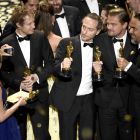 Brie Larson, Laszlo Nemes, Emmanuel Lubezki, Leonardo DiCaprio, Alejandro G. Inarritu