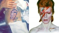 Lay Gaga tatuaje David Bowie