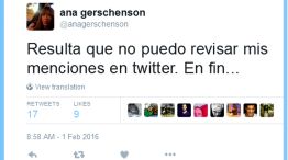 La desafortunada expresión de Geschenson desató la polémica en Twitter.