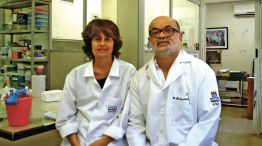 Cazadores de virus. Silvia Sardi y Gubio Soares se doctoraron en Virología en la UBA y hoy dirigen el laboratorio de la Universidad de Bahía.