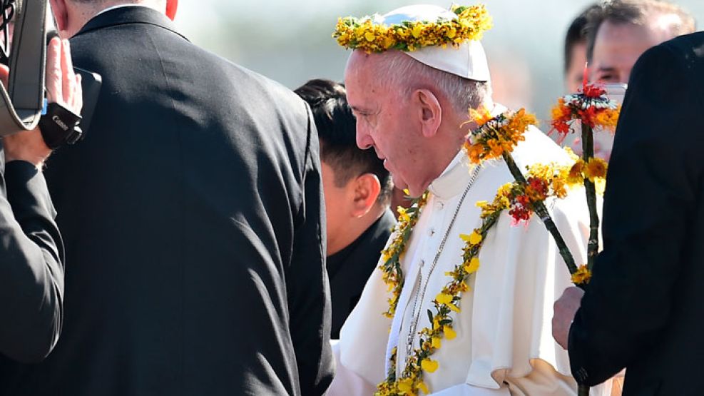 El papa Francisco es el primer pontífice en visitar Chiapas. Mantendrá un almuerzo con los representantes de indígenas.