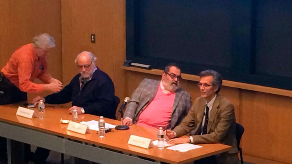 El periodista Jorge Lanata brindó una charla en Harvard.