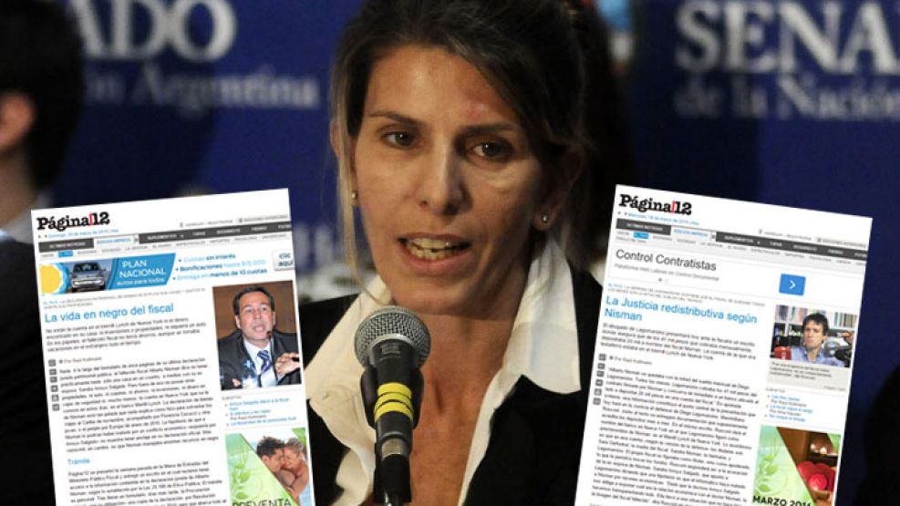 Arroyo Salgado culpó a Página/12 de colaborar con Diego Lagomarsino en una campaña de desprestigio contra Nisman.