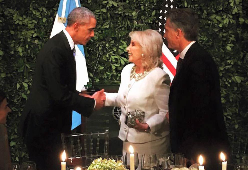 Barack Obama Mirtha Legrand Mauricio Macri