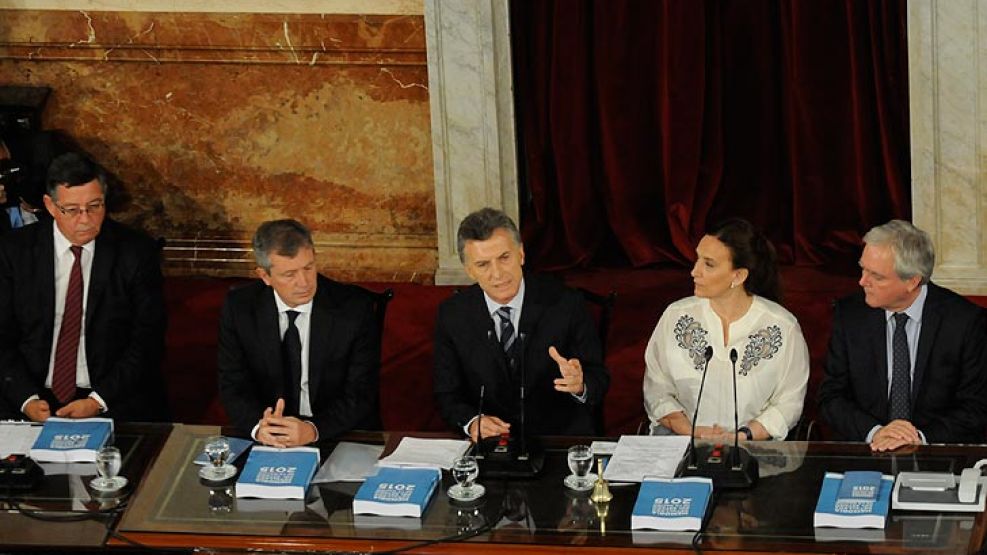 Se realizó la apertura de las sesiones ordinarias con el discurso de Macri.