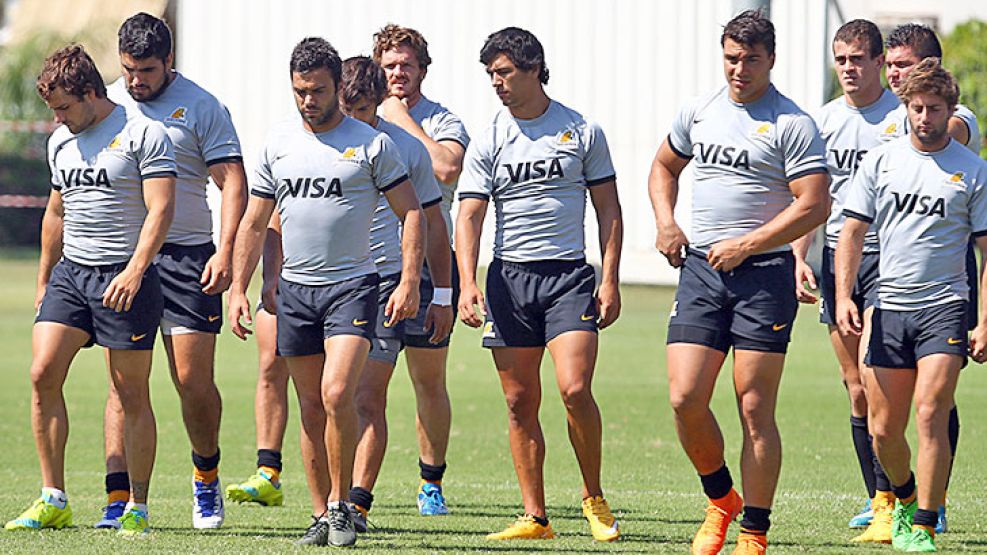 Preparados. El equipo argentino, en un entrenamiento.