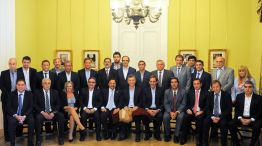 Macri junto a intendentes de todo el país.