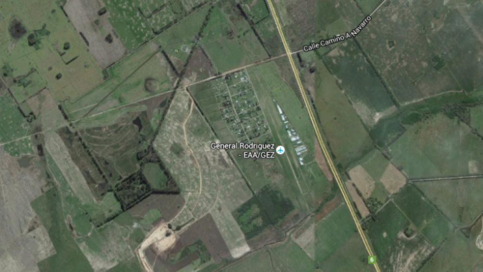 El incidente ocurrió en el aeródromo ubicado en Ruta 6 y Arroyo "La Choza".