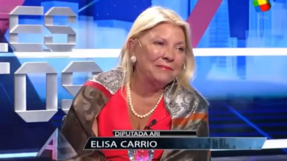Elisa Carrió soltó esas explosivas declaraciones en el programa Animales Sueltos.