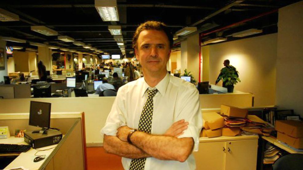 El editor del diario Clarín, Daniel Santoro.