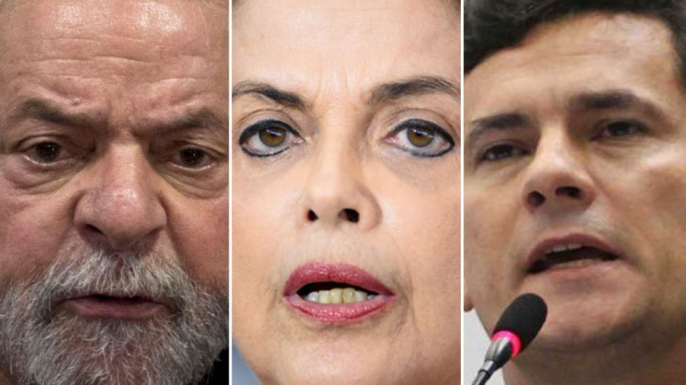 Lula Da Silva, Dilma Roussef, en la mira del juez federal Sergio Moro, quien difundió su polémica conversación.