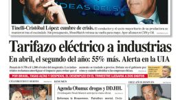 Tapa de Diario Perfil del 19 de marzo de 2016.<br>