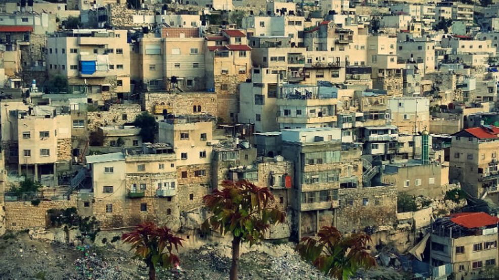 Vista de Jerusalem, Israel, marzo 2016.