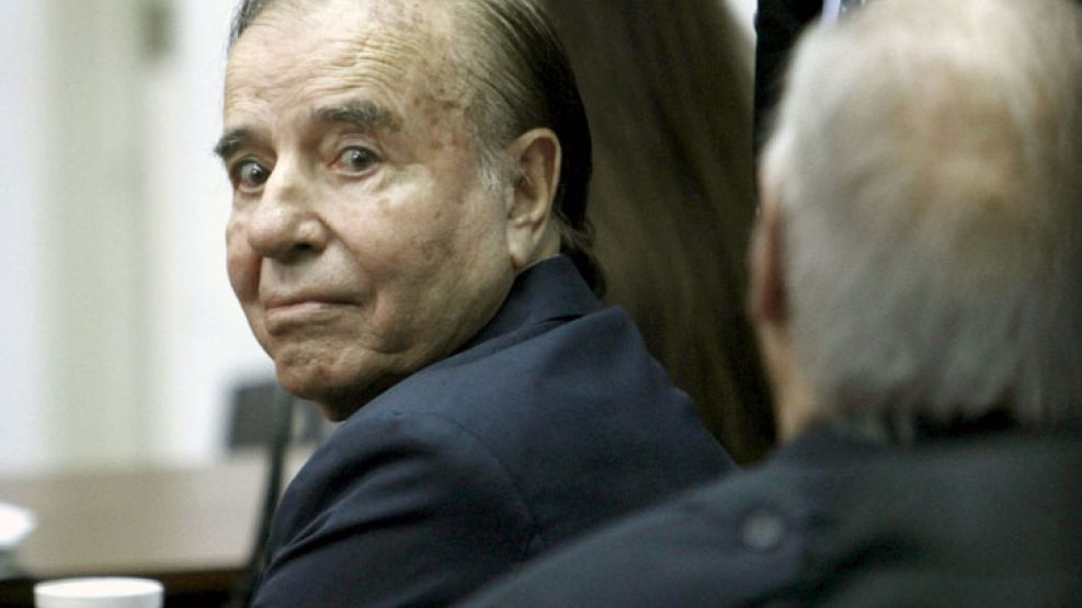 Menem. La Cámara Federal de Córdoba dictó en 2010 la falta de mérito que lo benefició.