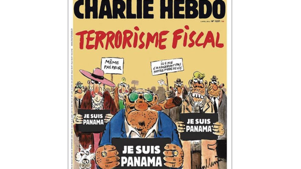 Je suis Panama en la tapa de Charlie Hebdo.