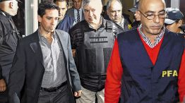 En prision. Lázaro Báez fue arrestado como consecuencia de la investigación por los sobreprecios.
