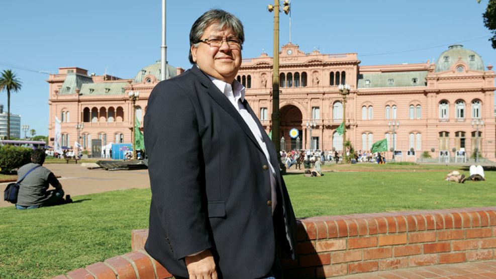 Fernando 'Chino' Navarro, dirigente del Movimiento Evita.
