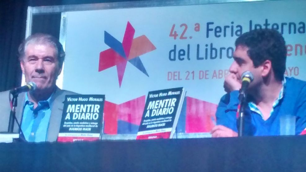 Víctor Hugo Morales en la Feria del Libro
