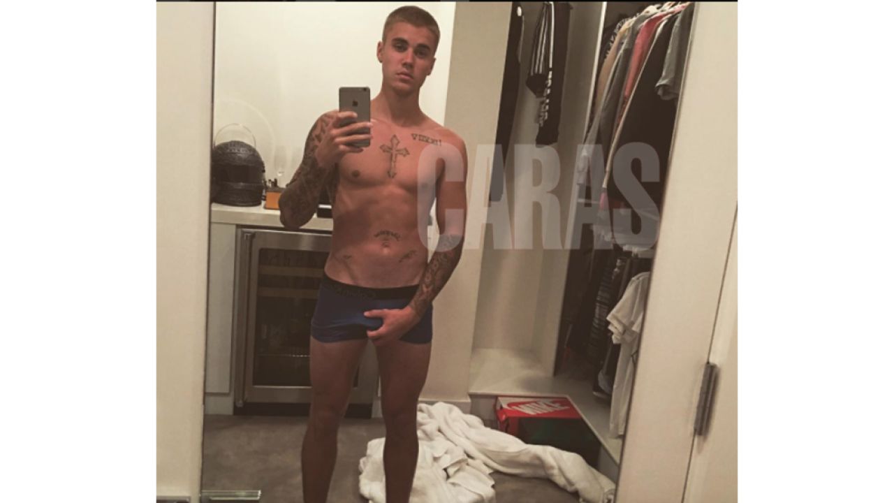 Otra vez Justin Bieber en poca ropa | Caras