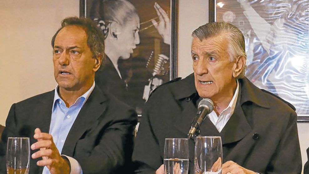 En el partido. El bonaerense y el sanjuanino buscan una transición de los Kirchner al futuro PJ.