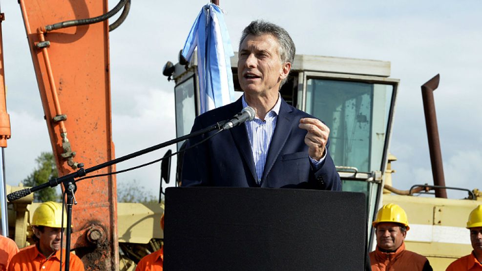 Macri, durante un reciente acto en la provincia de Tucumán.