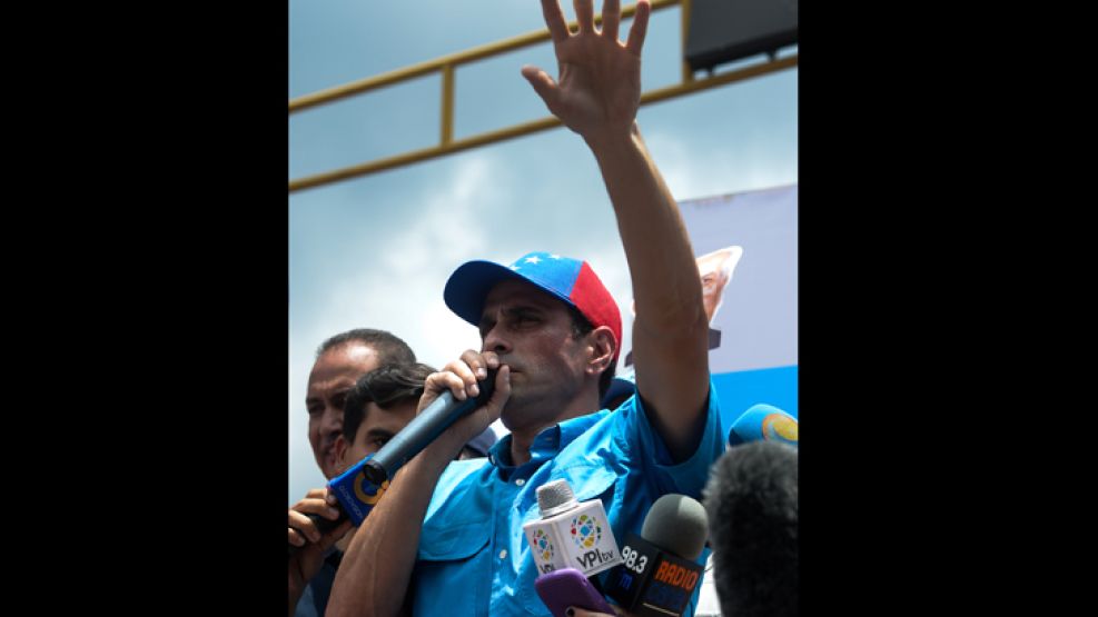 Llamado. Capriles “huele” un golpe, pero insiste con el referendo revocatorio.