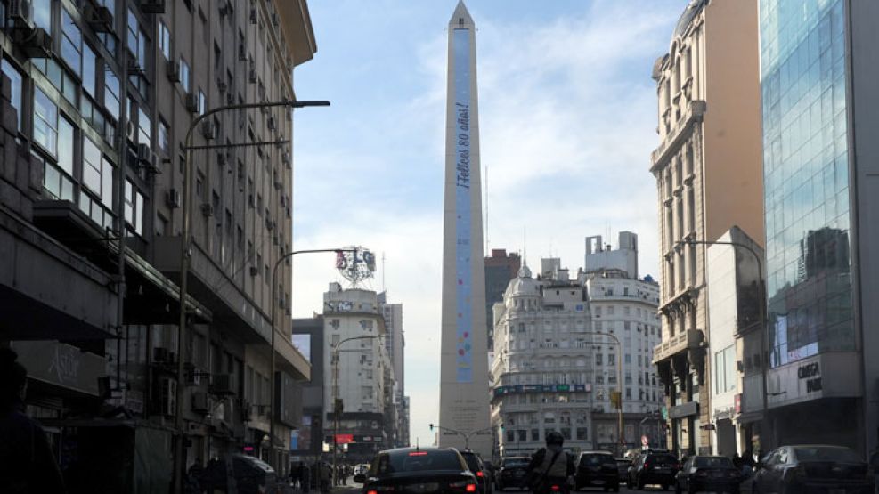 Hoy cumple 80 años el obelisco