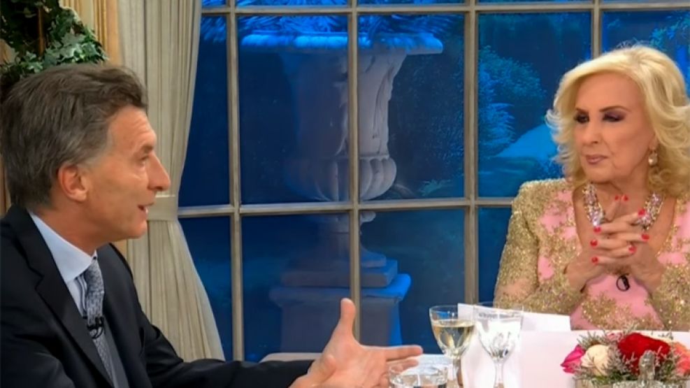 Mauricio Macri invitó este martes a Mirtha Legrand a almorzar en la Casa Rosada.