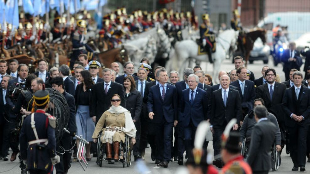 Mauricio Macri participó de su primer tedeum como Presidente.