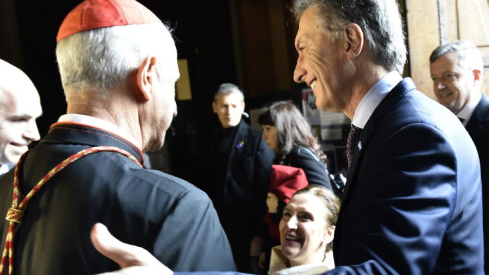 Mauricio Macri participó de su primer tedeum como Presidente.