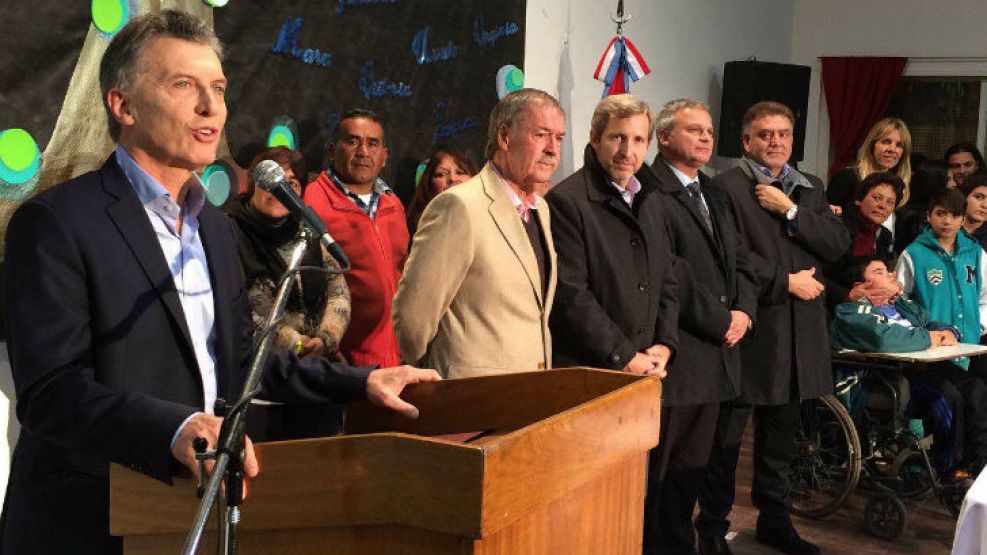 El presidente Mauricio Macri estuvo en Córdoba.