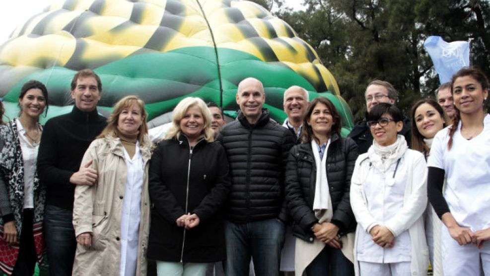 El jefe de gobierno porteño, Horacio Rodríguez Larreta participó de una jornada por el ía Internacional de Acción por la Salud de la Mujer, realizada en Palermo.