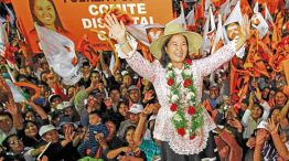 Heredera. La hija de Alberto Fujimori puede ser la primera mujer en ser electa presidenta.
