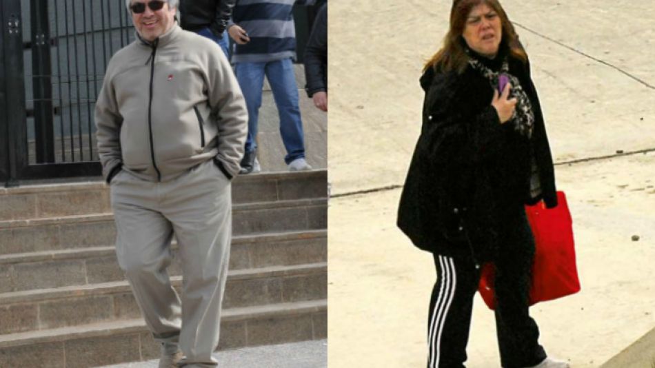 Lázaro Báez y Norma Calismonte, un matrimonio que llegó a su fin.