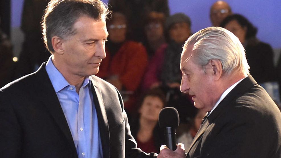 Macri, durante la presentación del proyecto ante los jubilados.