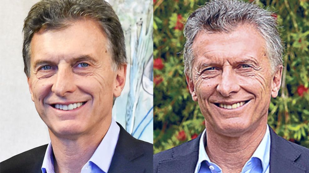 En la cara de Macri, el desgaste de medio año de gobierno.