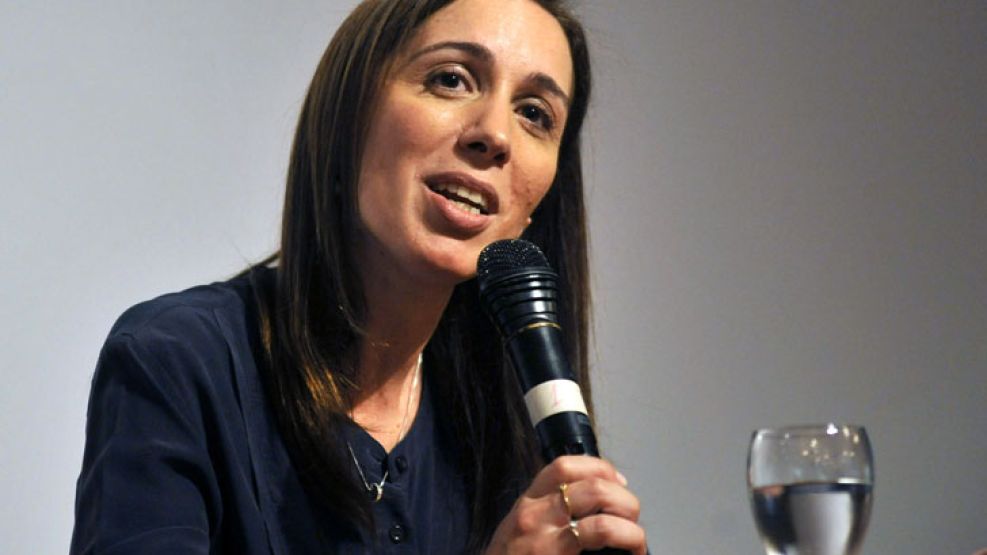 La gobernadora bonaerense María Eugenia Vidal. 