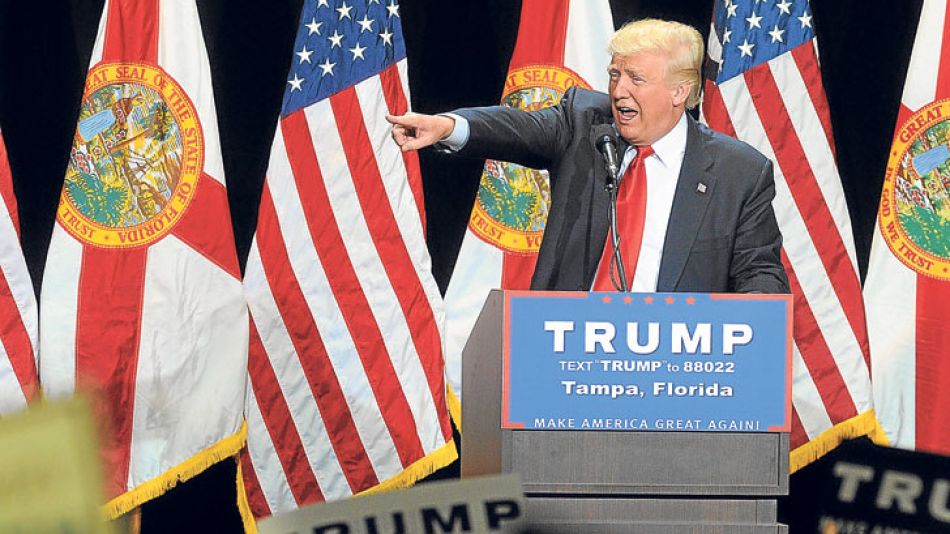 Suceso. “The Donald” conquistó al 35% de los republicanos criticando los tratados de comercio.