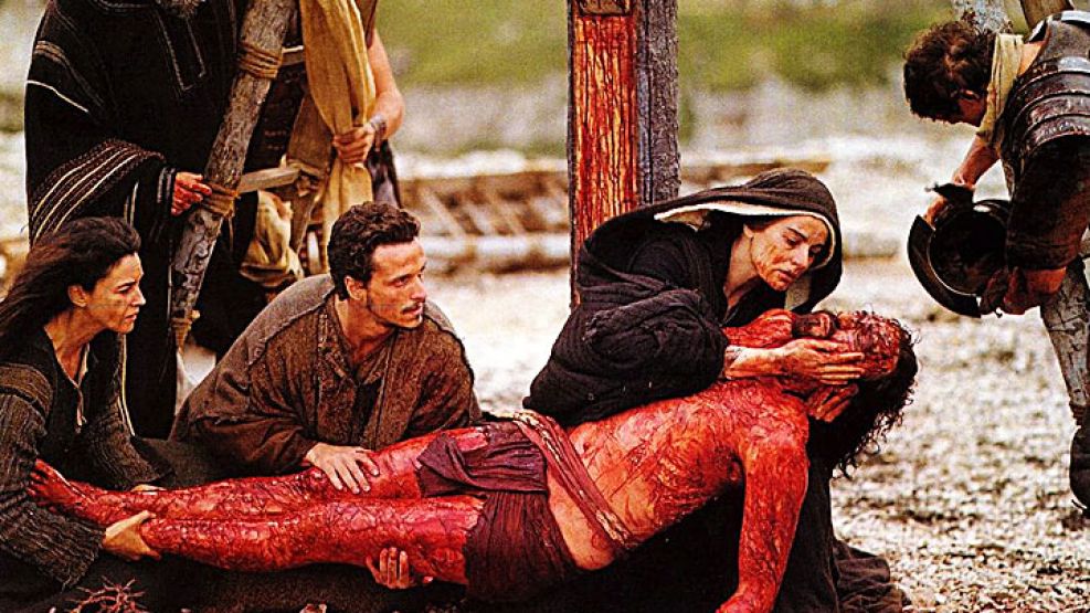 Un fotograma de La pasión de Cristo, film de 2004 dirigido por Mel Gibson.<br>