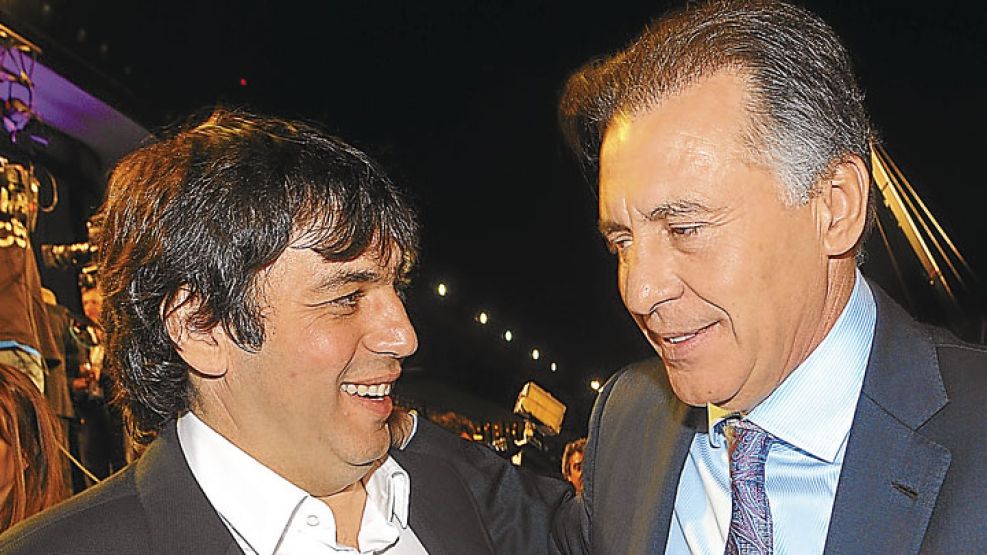 Socios. De Sousa y López, juntos y en problemas. Evadieron 8 mil millones de pesos a la AFIP.