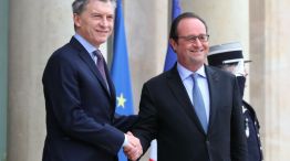 Mauricio Macri se reunió con su par francés, François Hollande. 